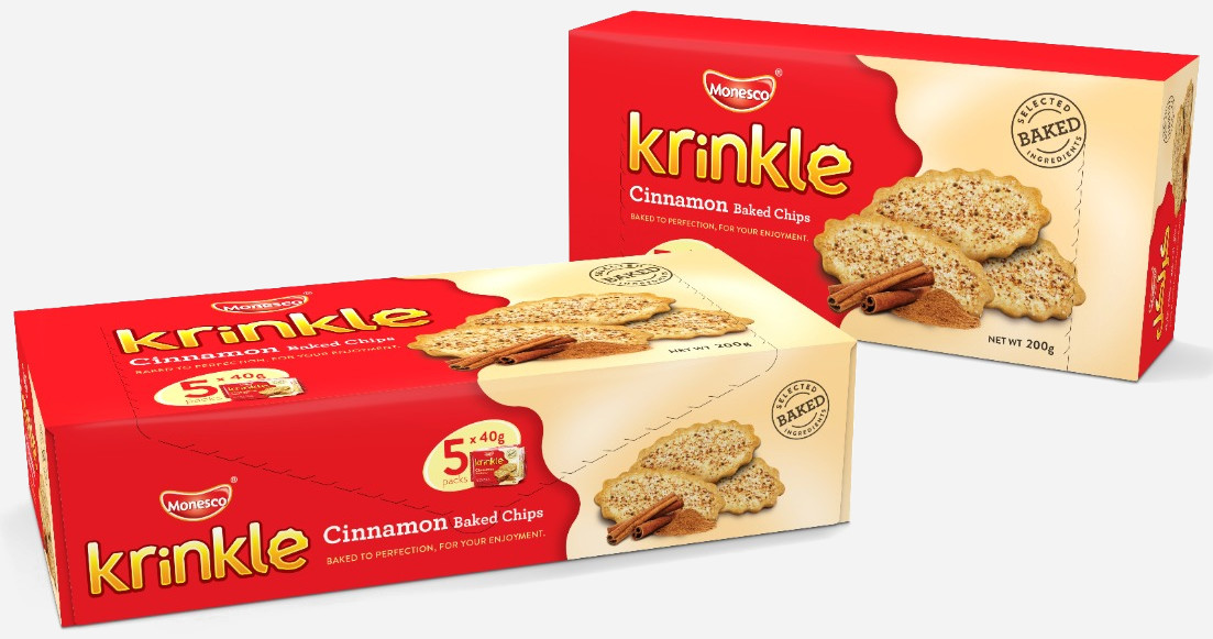 Krinkle Cinnamon Baked chips